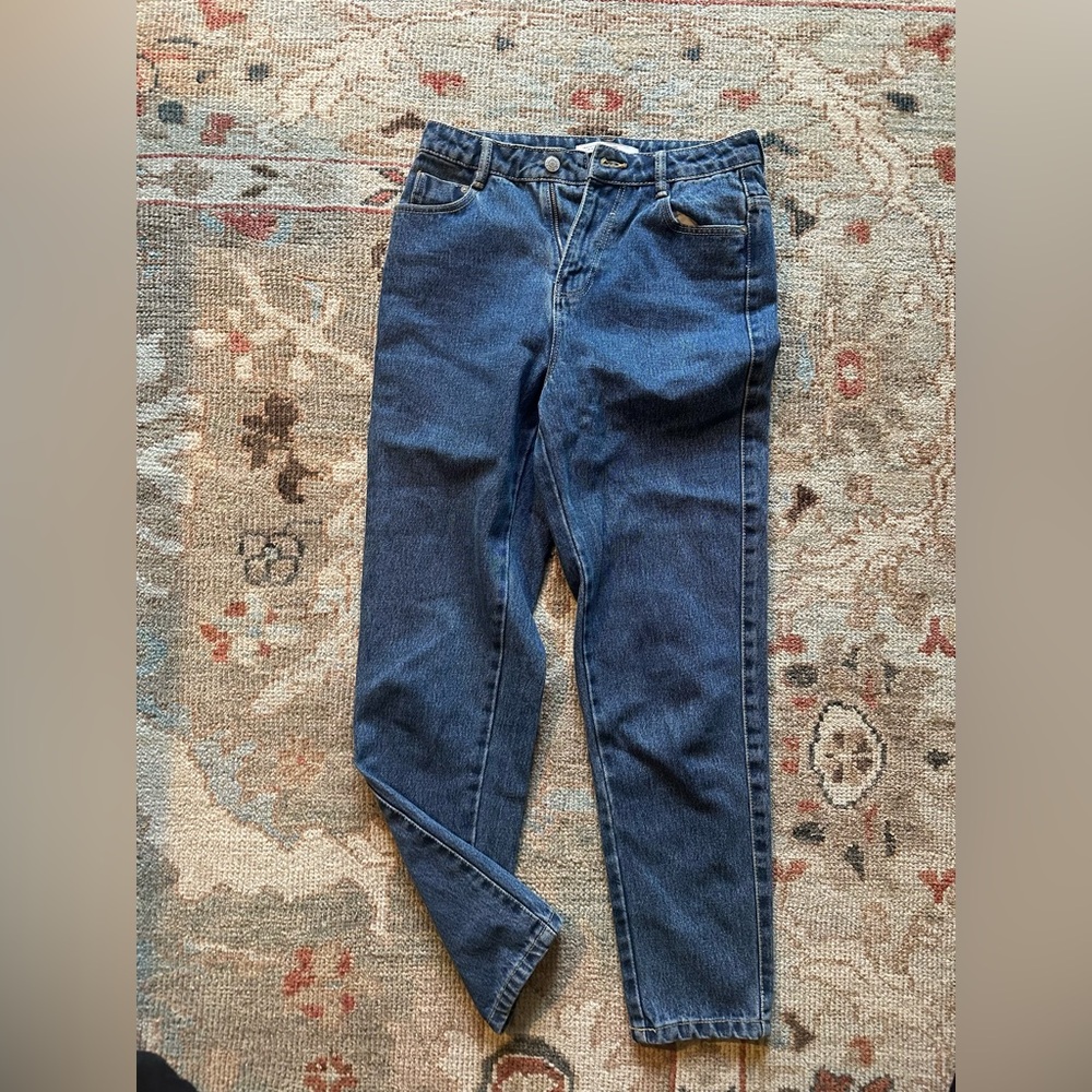 Zara moms jeans Classic Blue Denim Jeans